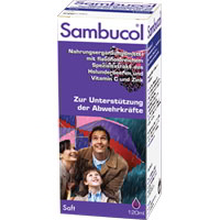 Sambucol Flasche.