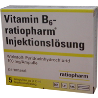 VITAMIN B 6 RATIOPHARM Amp.100 mg