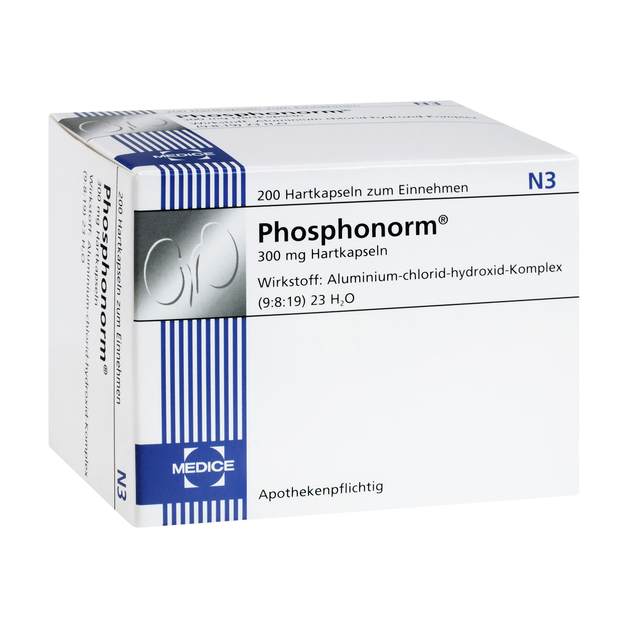 Zur Verminderung der Phosphataufnahme aus dem Darm bei Patienten mit Niereninsuffizienz.