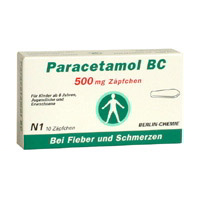 PARACETAMOL BC 500 mg Suppositorien