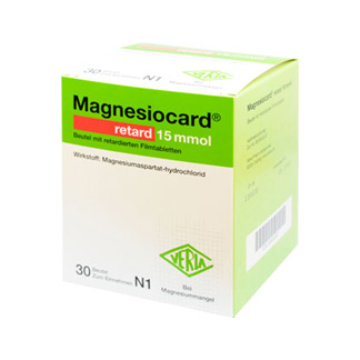 Behandlung von therapiebedürftigen Magnesium-Mangelzuständen, die keiner Injektion/Infusion bedürfen.