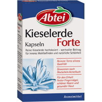 Abtei Kieselerde Forte Kapseln für gesunde Schönheit.