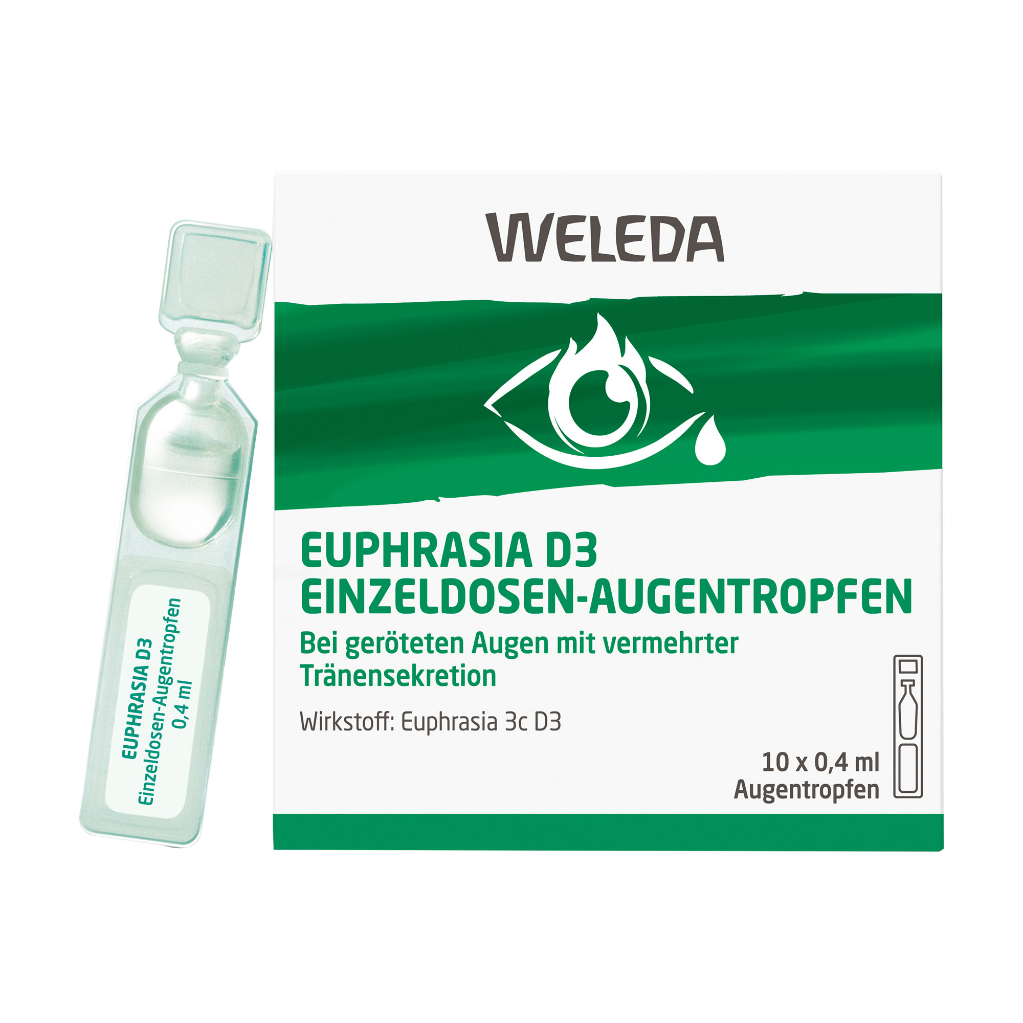 Weleda Euphrasia D3 Einzeldosen-Augentropfen