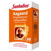 Sanhelios Aagaard Propolentum. Halspastillen zum Schutz vor Infektionen und Erkältungen.
