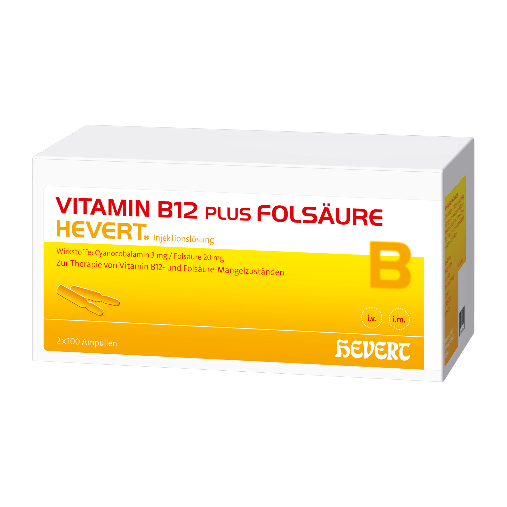 Vitaminpräparat als Injektionslösung. Zur Anwendung bei Folsäure- und Vitamin B12-Mangelzuständen.