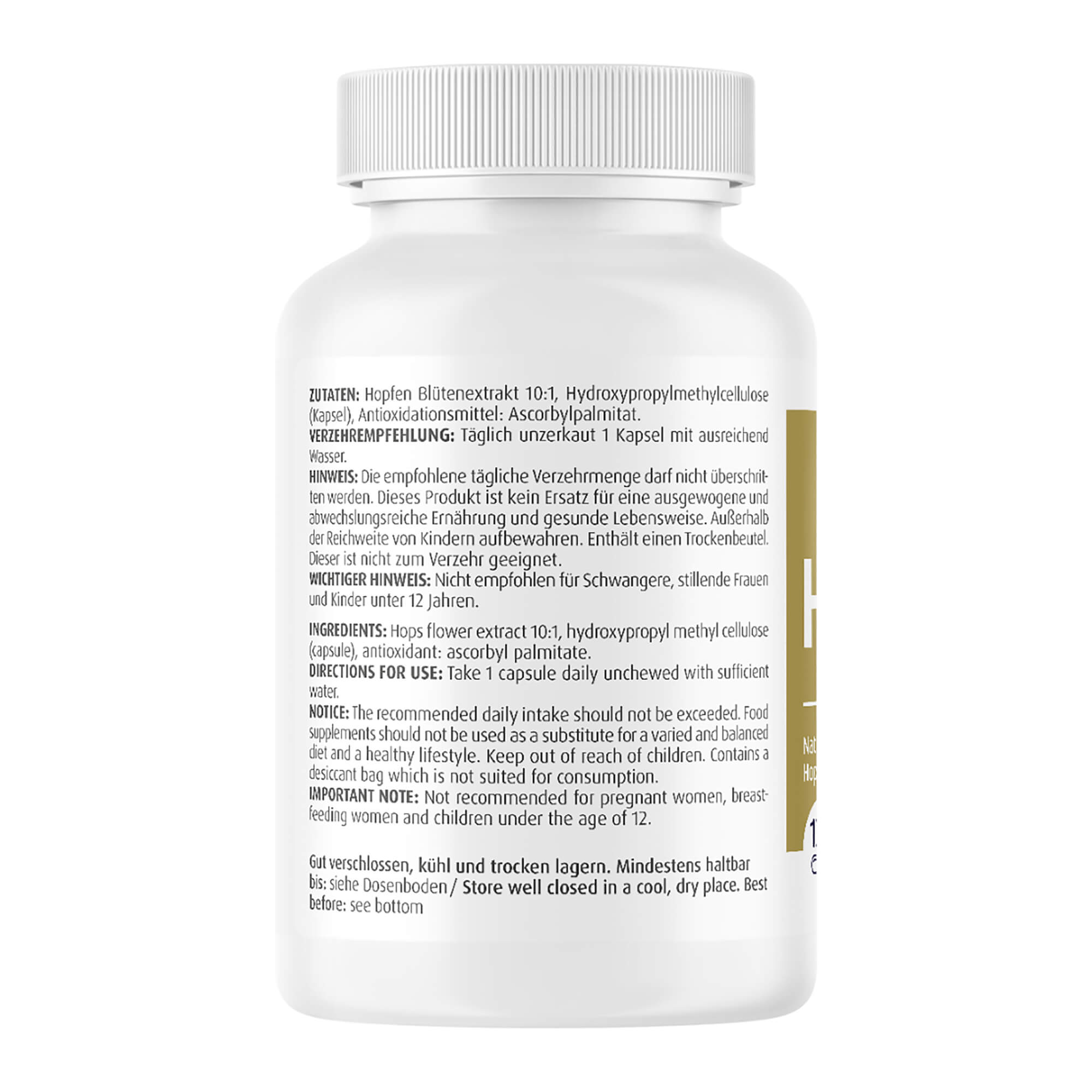 Hopfen-Extrakt 350 mg Kapseln