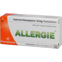 CETIRIZIN Hemopharm 10 mg Filmtabl.