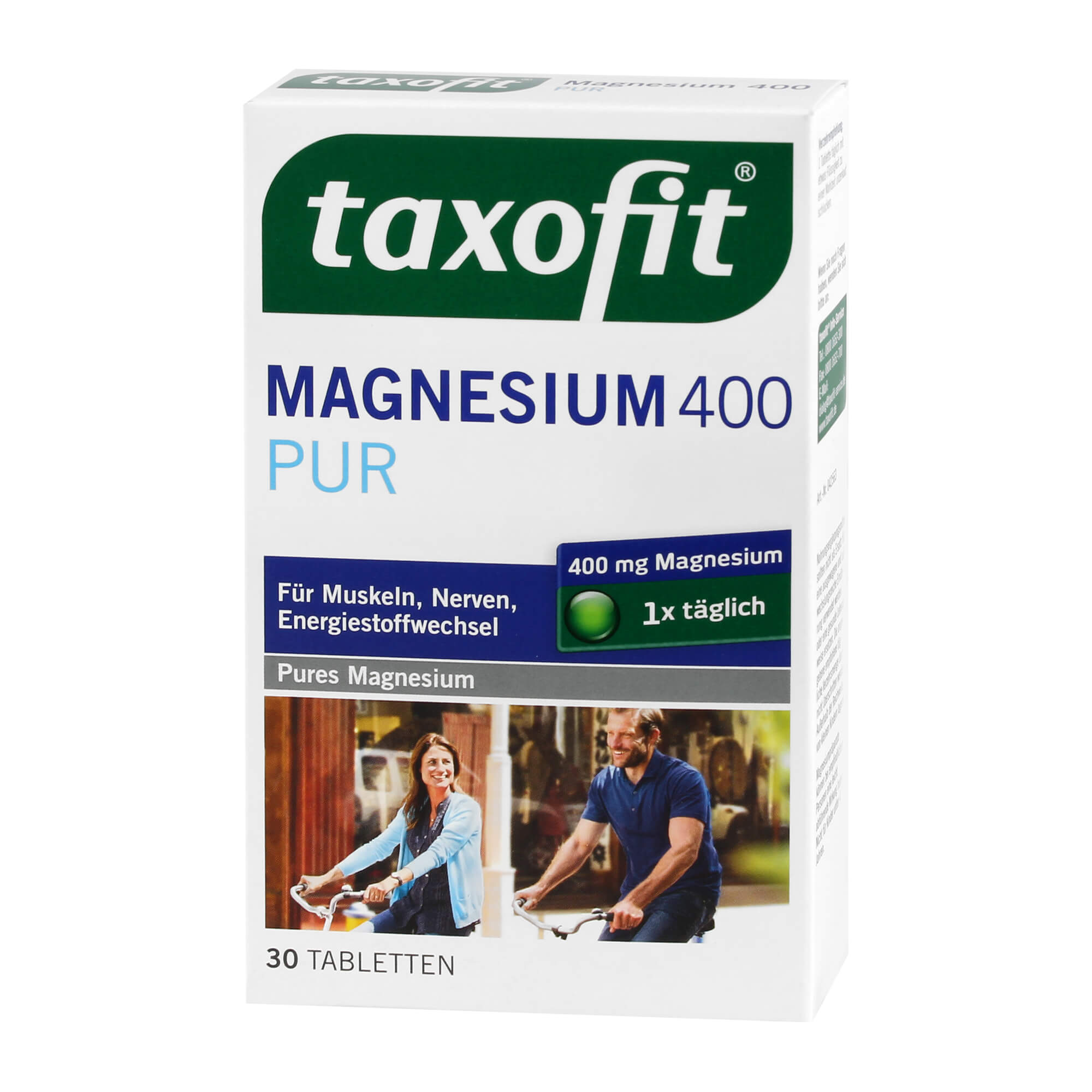 Nahrungsergänzungsmittel mit dem Mineralstoff Magnesium.