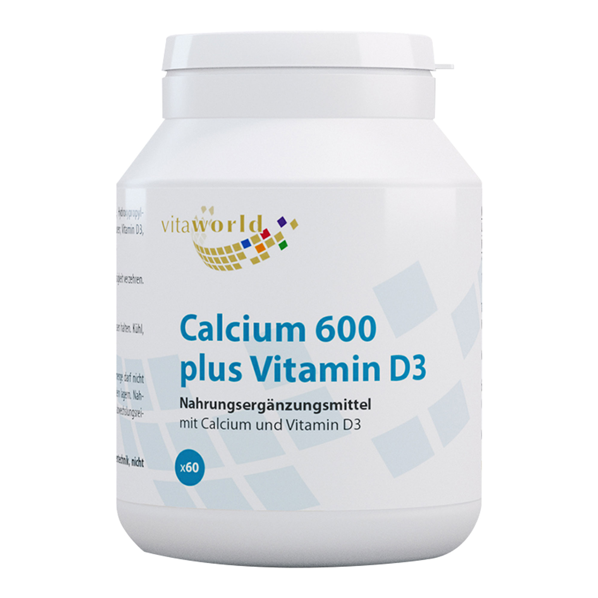 Für Knochen und Zähne – Calcium + Vitamin D3.