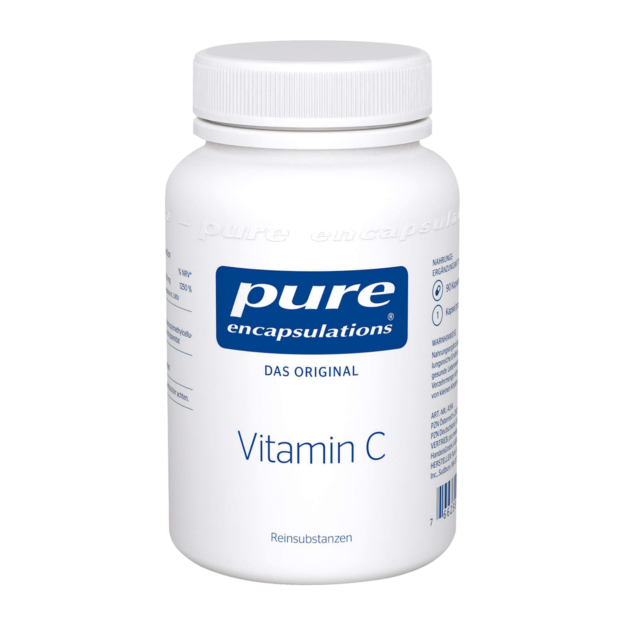 Nahrungsergänzungsmittel aus 1000 mg reinem Vitamin C.