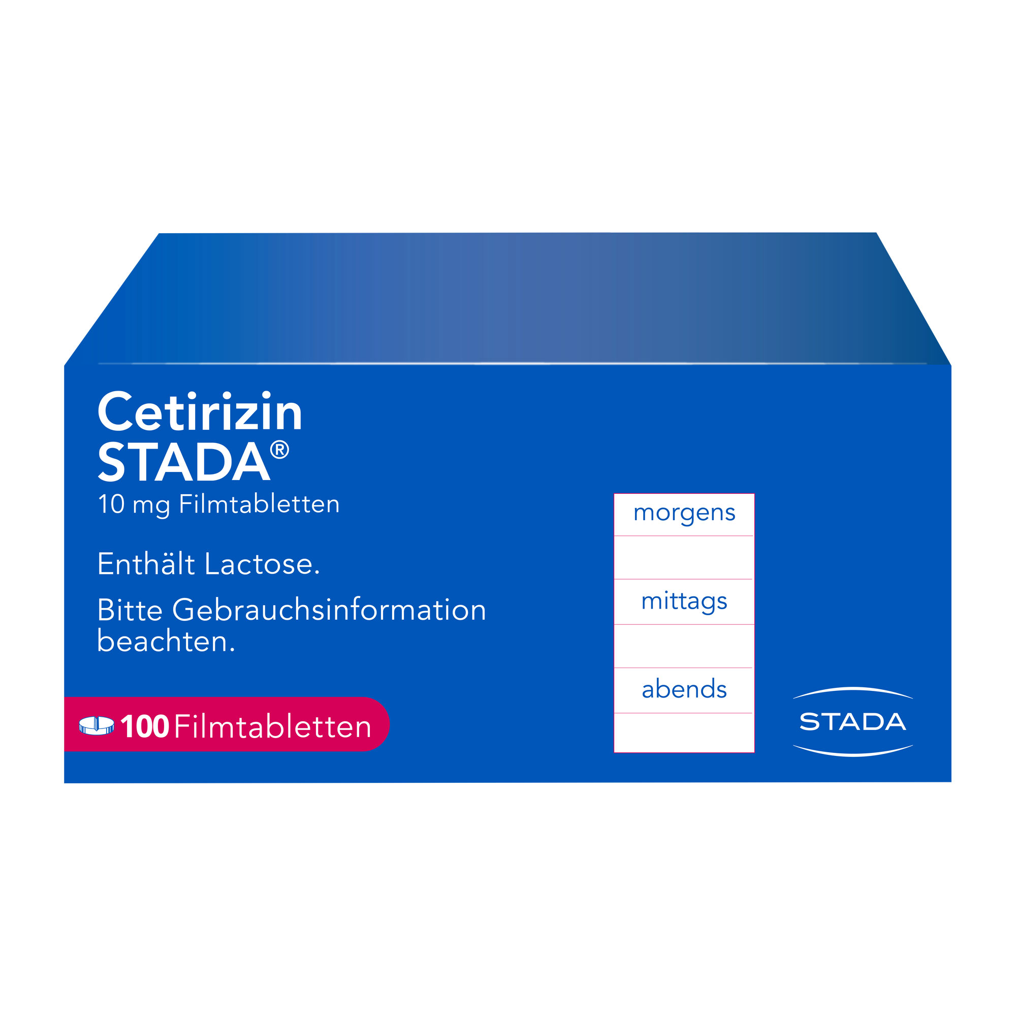 Cetirizin Stada 10 mg Filmtabletten Rückseite