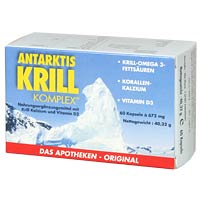 Krill-Omega 3-Fettsäuren, Korallen-Kalzium, Vitamin D3.