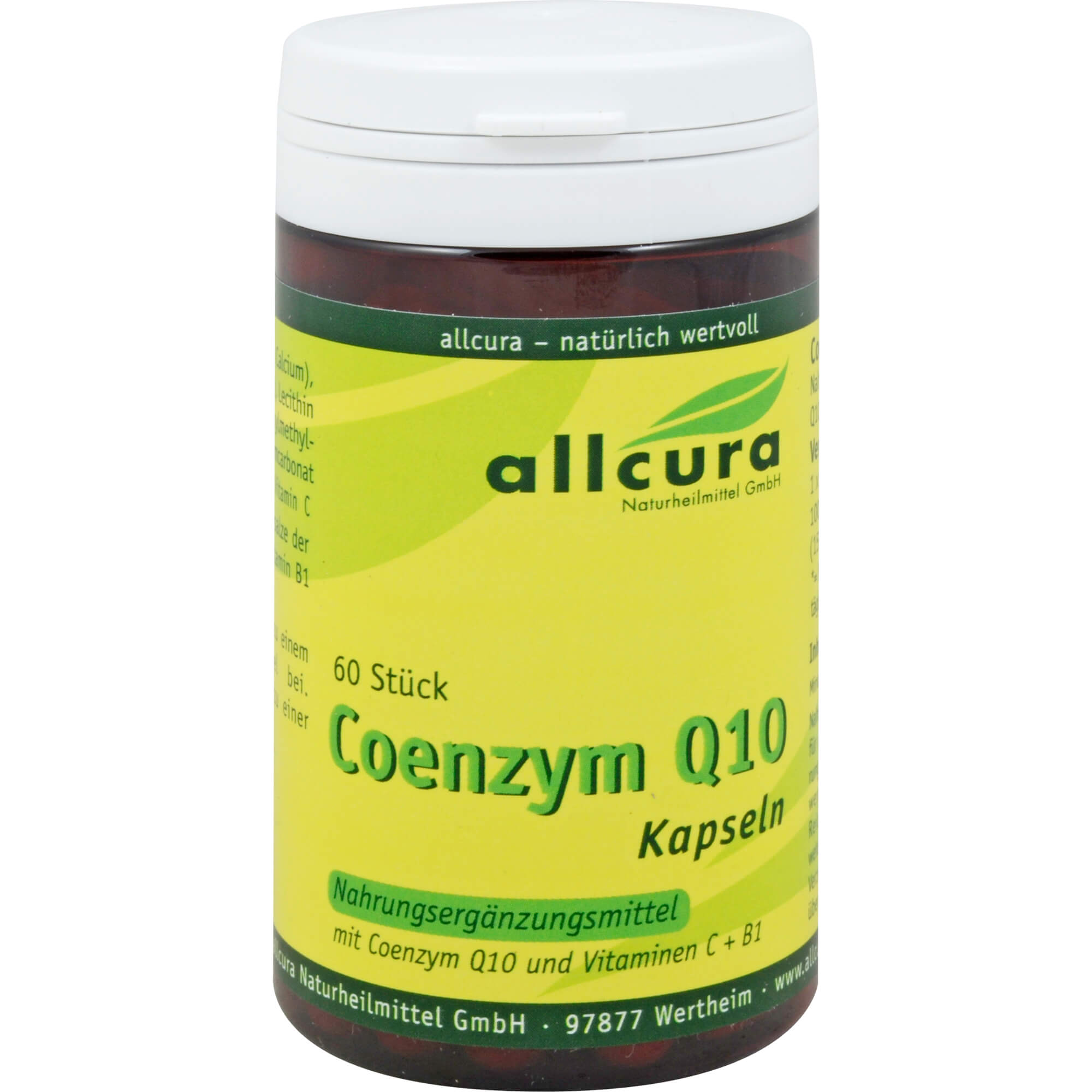 Nahrungsergänzungsmittel mit Coenzym Q10.