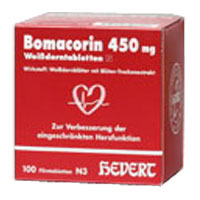 BOMACORIN 450 mg Weissdorn Tabl.N Filmtabl.