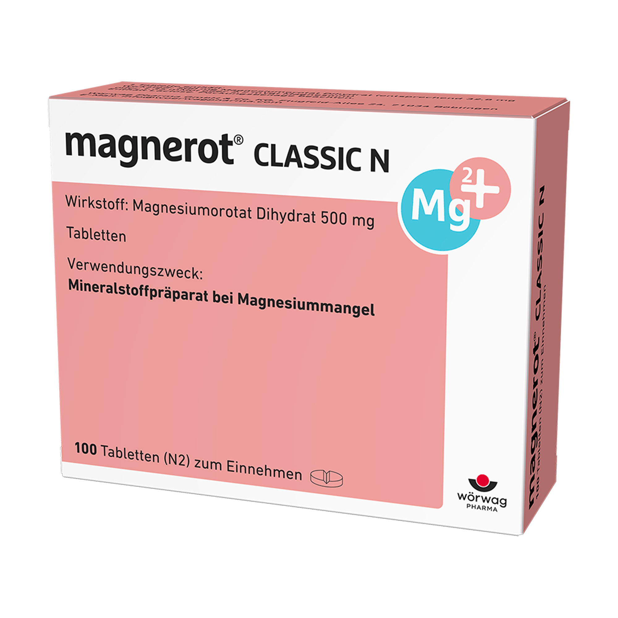 Mineralstoffpräparat bei Magnesiummangel, wenn er Ursache für Störungen der Muskeltätigkeit (neuromuskuläre Störungen, Wadenkrämpfe) ist.
