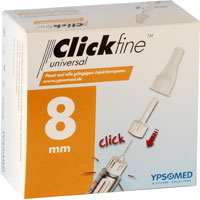 Clickfine Universal 8 Kanülen 0,25x8mm.