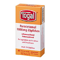 TOGAL Paracetamol 1000 mg Suppos.