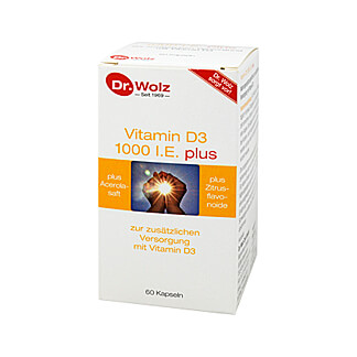 Nahrungsergänzungsmittel zur zusätzlichen Versorgung mit Vitamin D3.