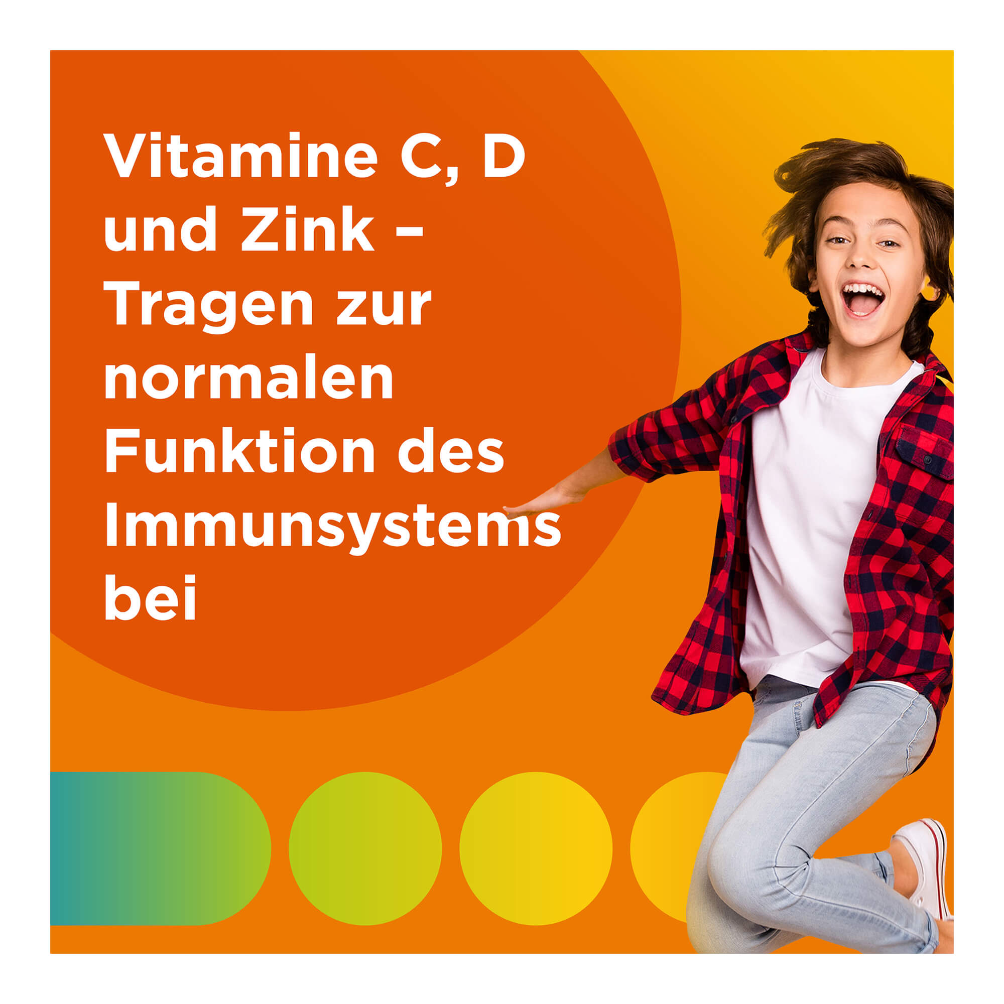 Grafik Centrum Kids Immun Vitamin Gummies Vitamine C, D und Zink