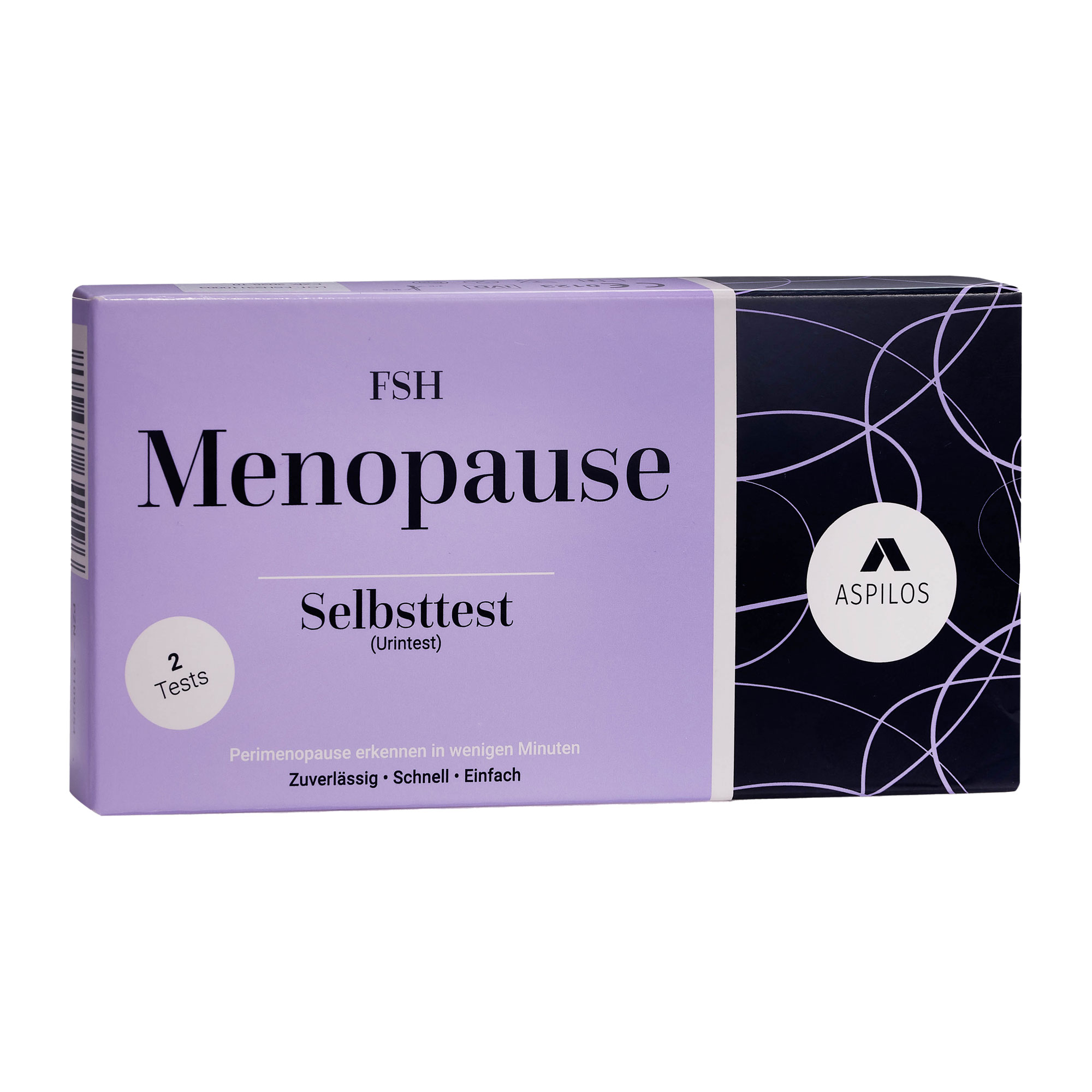 Schnelltest zur qualitativen Erfassung des follikelstimulierenden Hormons (FSH) im Urin zur Unterstützung bei der Erkennung der Menopause. Ergebnis innerhalb von 3 Minuten.