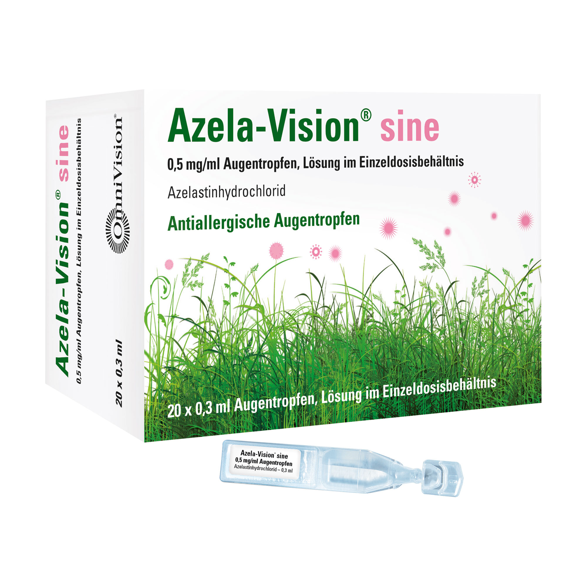 Zur Behandlung und Vorbeugung von Augenbeschwerden aufgrund von Heuschnupfen und Allergien.