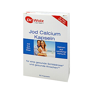 Nahrungsergänzungsmittel mit Jod und Calcium aus natürlichen Zutaten.