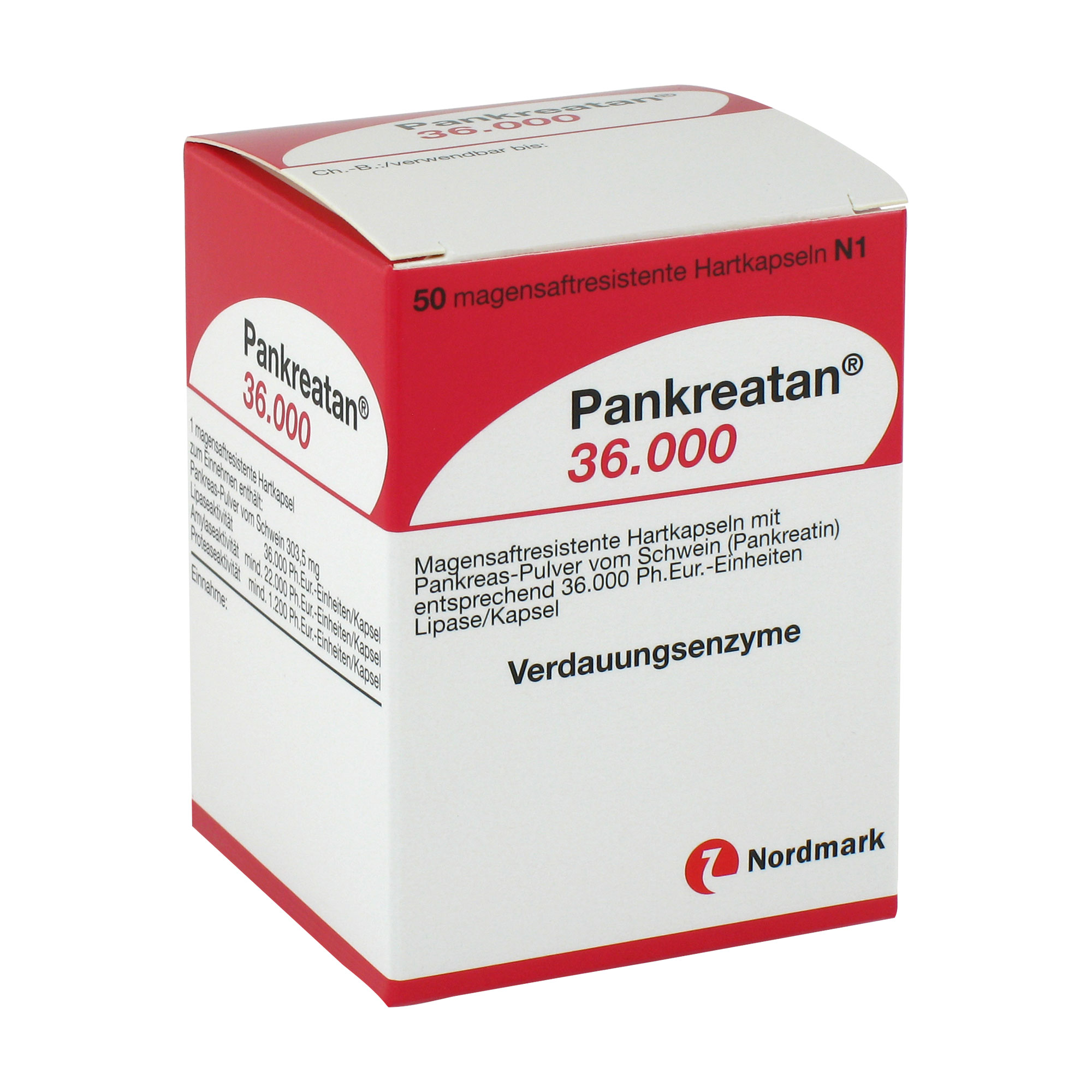 Zur Behandlung einer exokrinen Pankreasinsuffizienz angewendet.