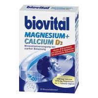 Biovital Magnesium + Calcium D3 - Mineralien für sportlich Aktive.