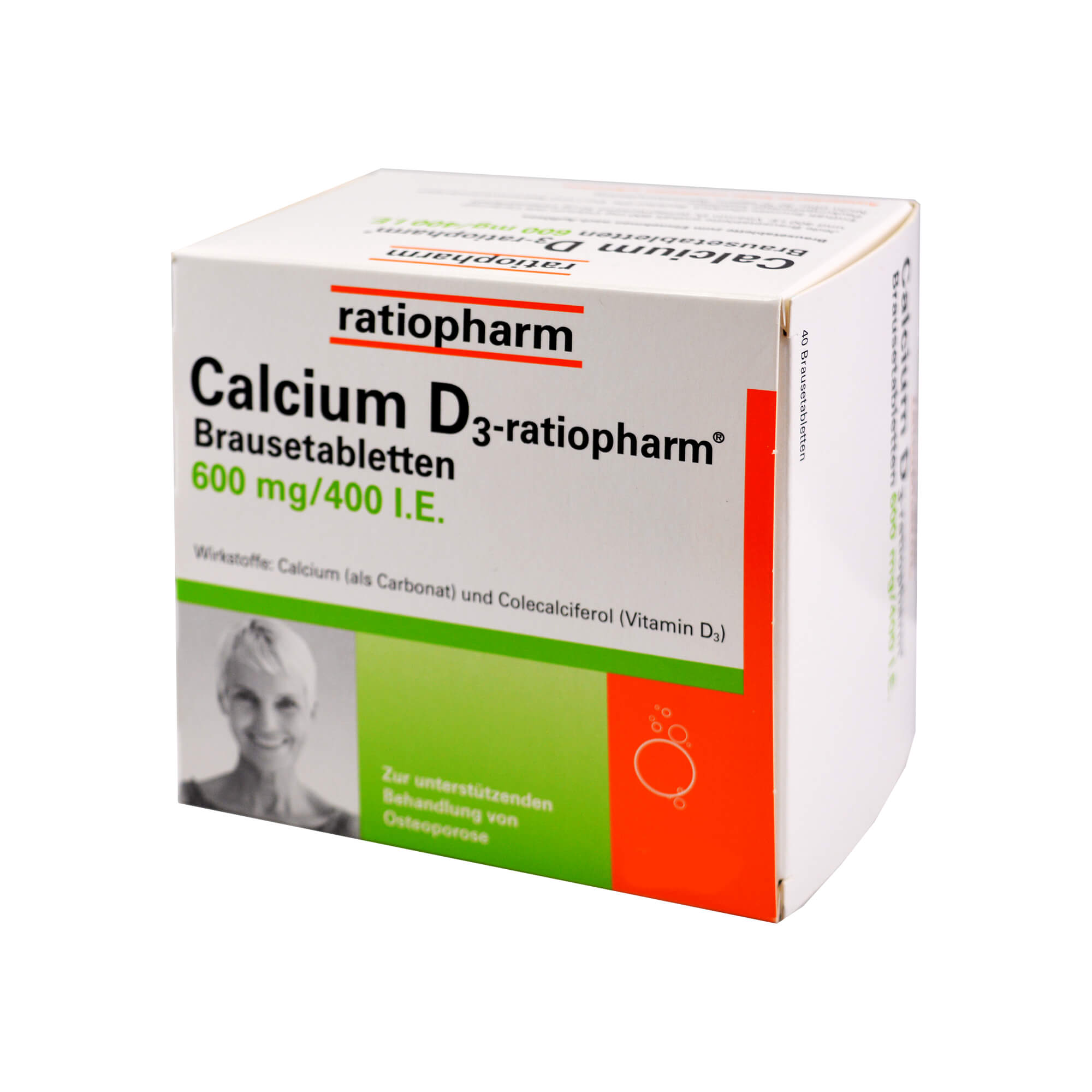 Bei nachgewiesenem Calcium- und Vitamin-D3-Mangel sowie zur unterstützenden Behandlung von Osteoporose.