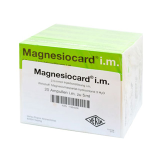 Bei nachgewiesenem Magnesiummangel, wenn er Ursache für Störungen der Muskeltätigkeit ist.