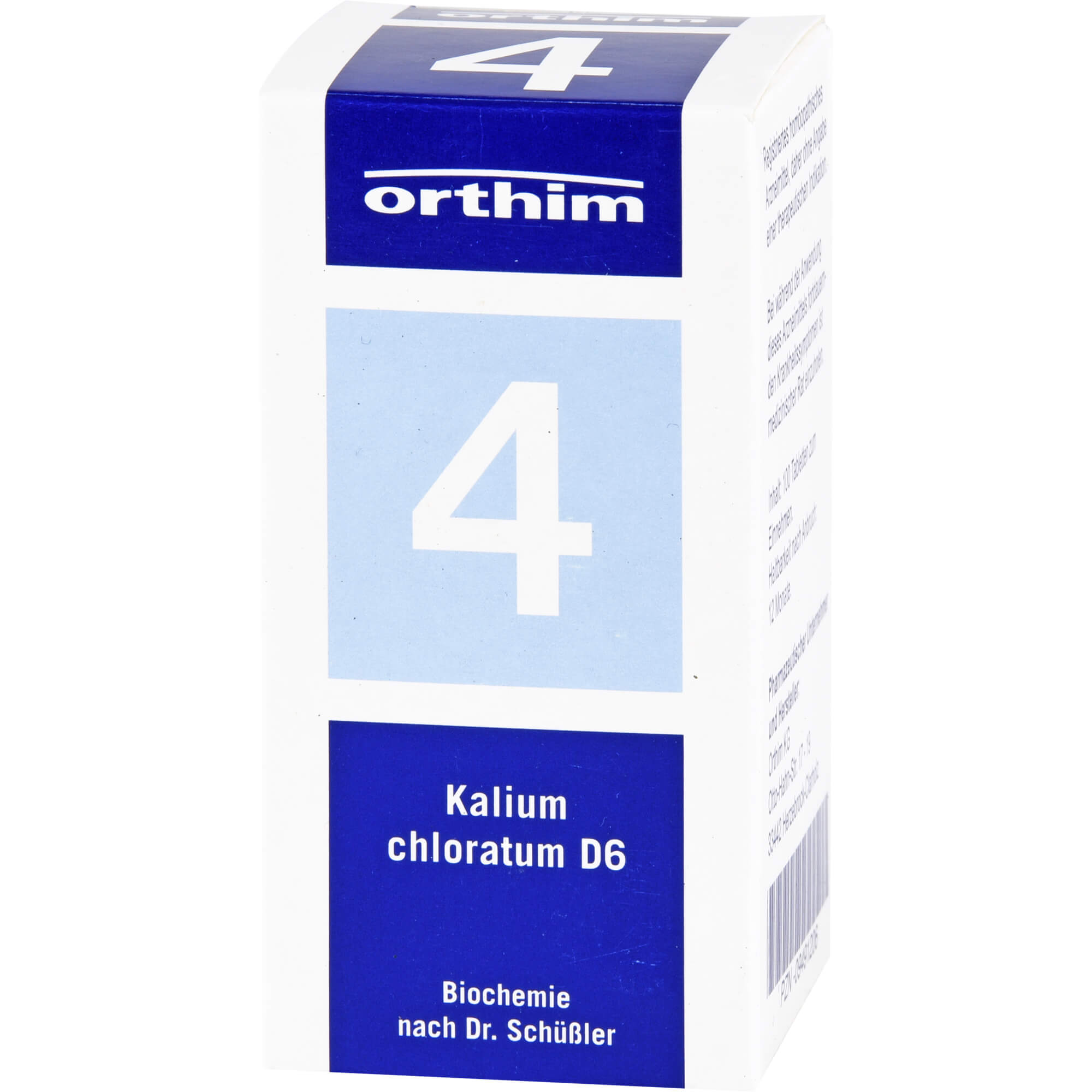BIOCHEMIE Orthim 4 Kalium chloratum D 6 Tabletten