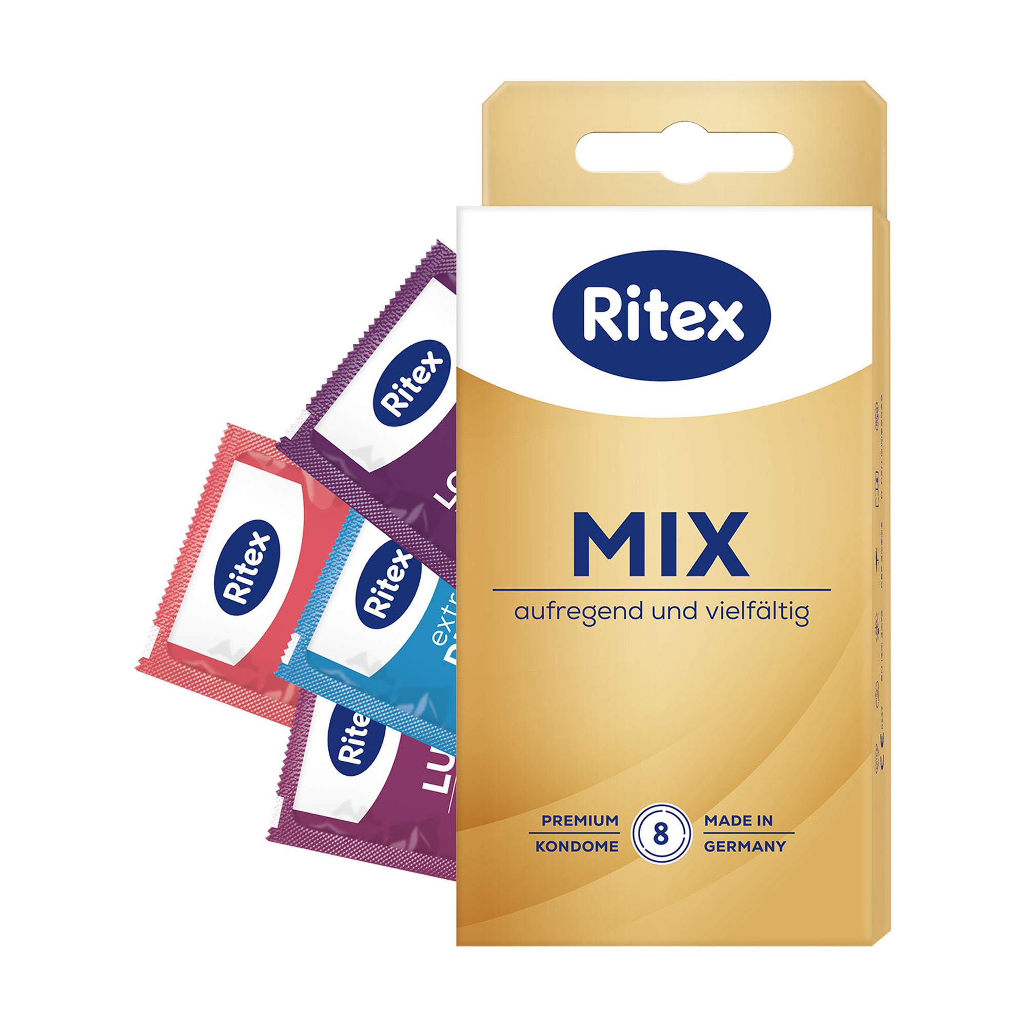 Ritex MIX steht für intensive Liebe und mehr Abwechslung. Mit 4 verschiedenen Sorten.