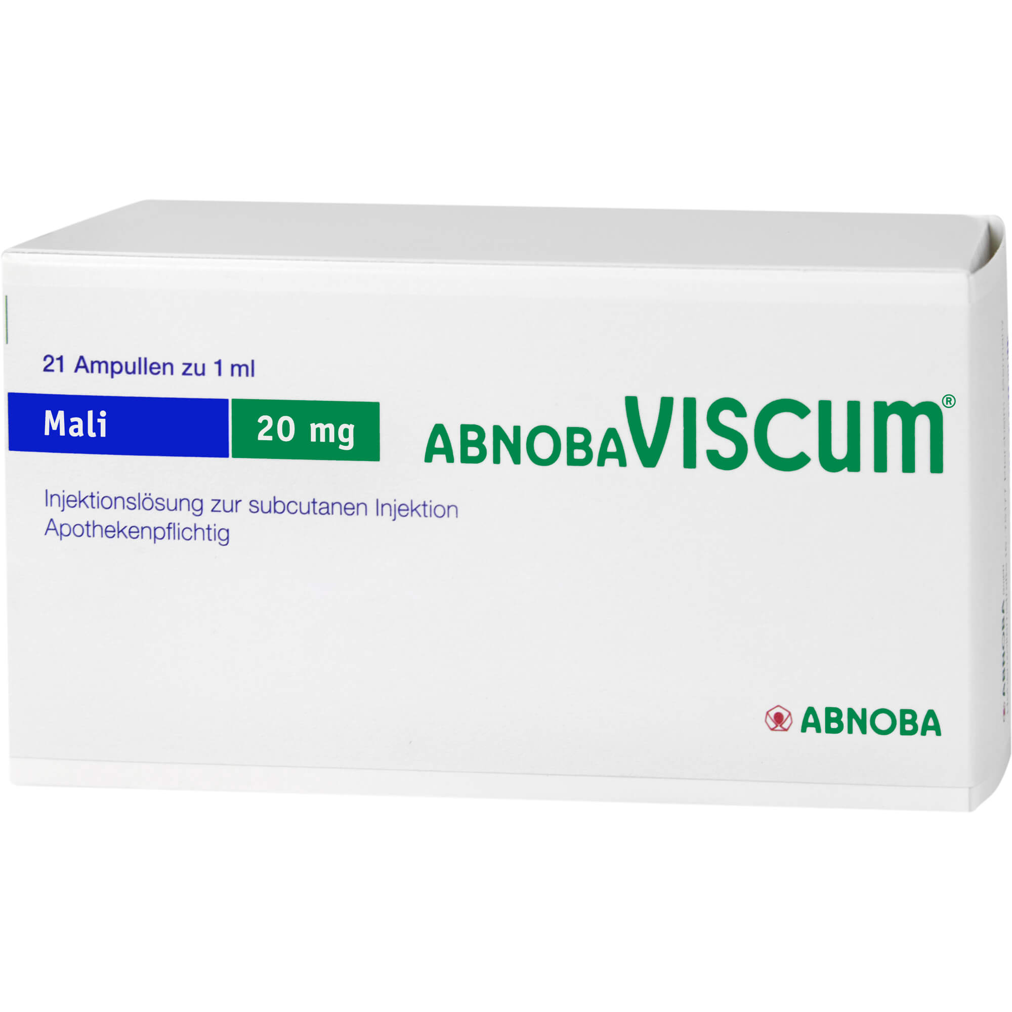 ABNOBAVISCUM Mali 20 mg Ampullen