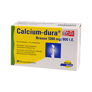 Bei nachgewiesenem Calcium- und Vitamin D3-Mangel sowie zur unterstützenden Behandlung von Osteoporose.