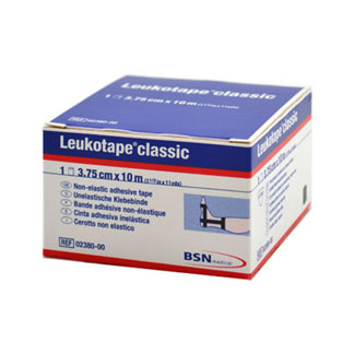 Leukotape Classic 10,0 m x 3,75 cm, schwarz.