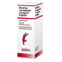 ETILEFRIN ratiopharm 7,5 mg/ml Tropfen