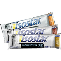 Isostar Power High Protein Riegel Joghurt und Fucht.