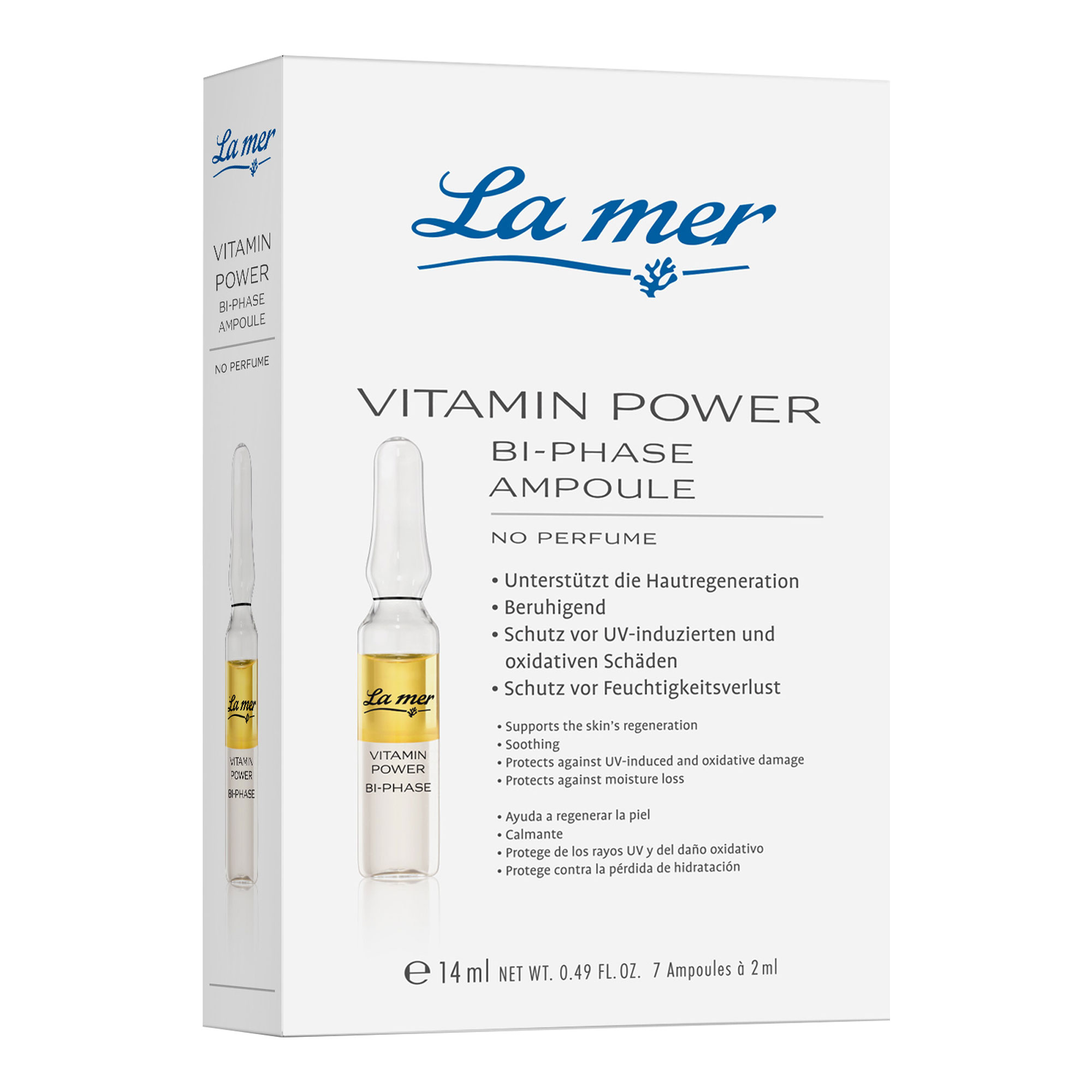 Wirkstoffkonzentrat mit Vitaminpower zur aktiven Regeneration der Haut.
