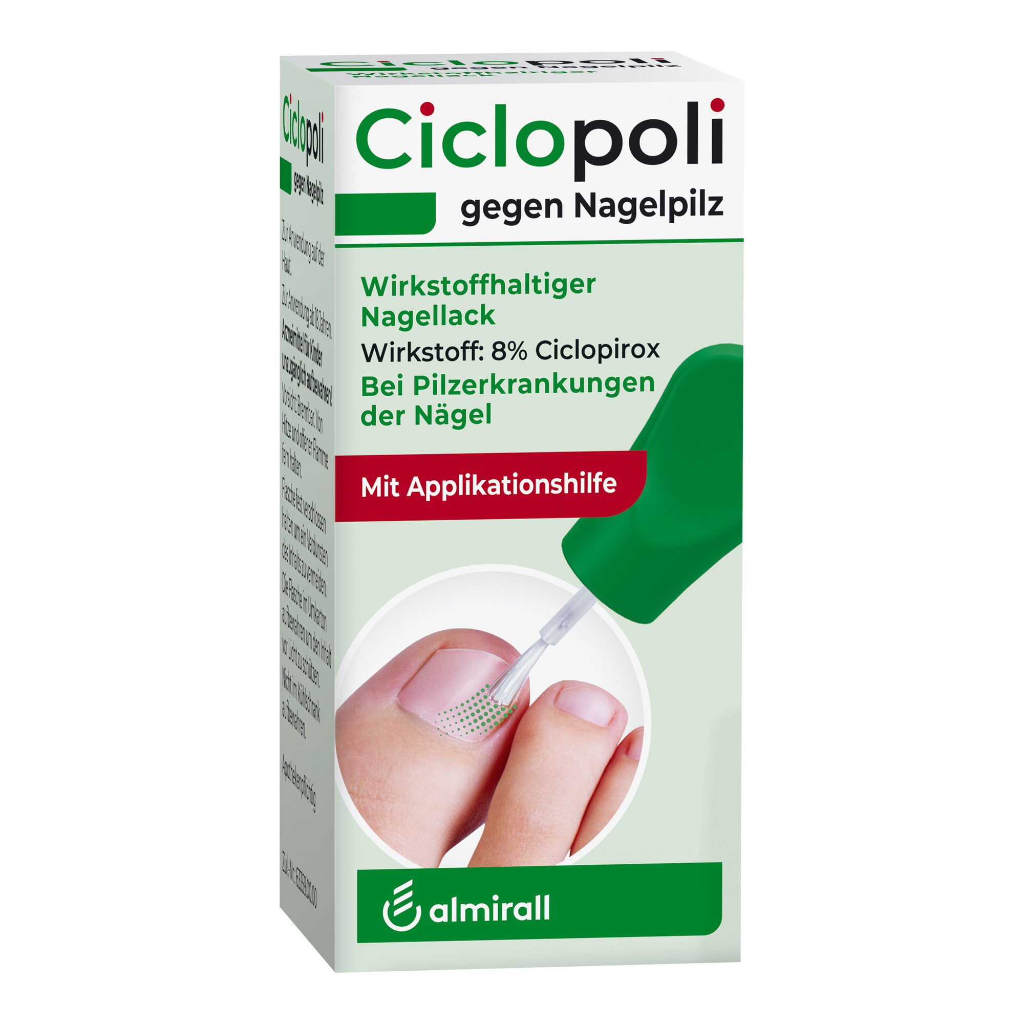 Ciclopoli gegen Nagelpilz mit Applikationshilfe