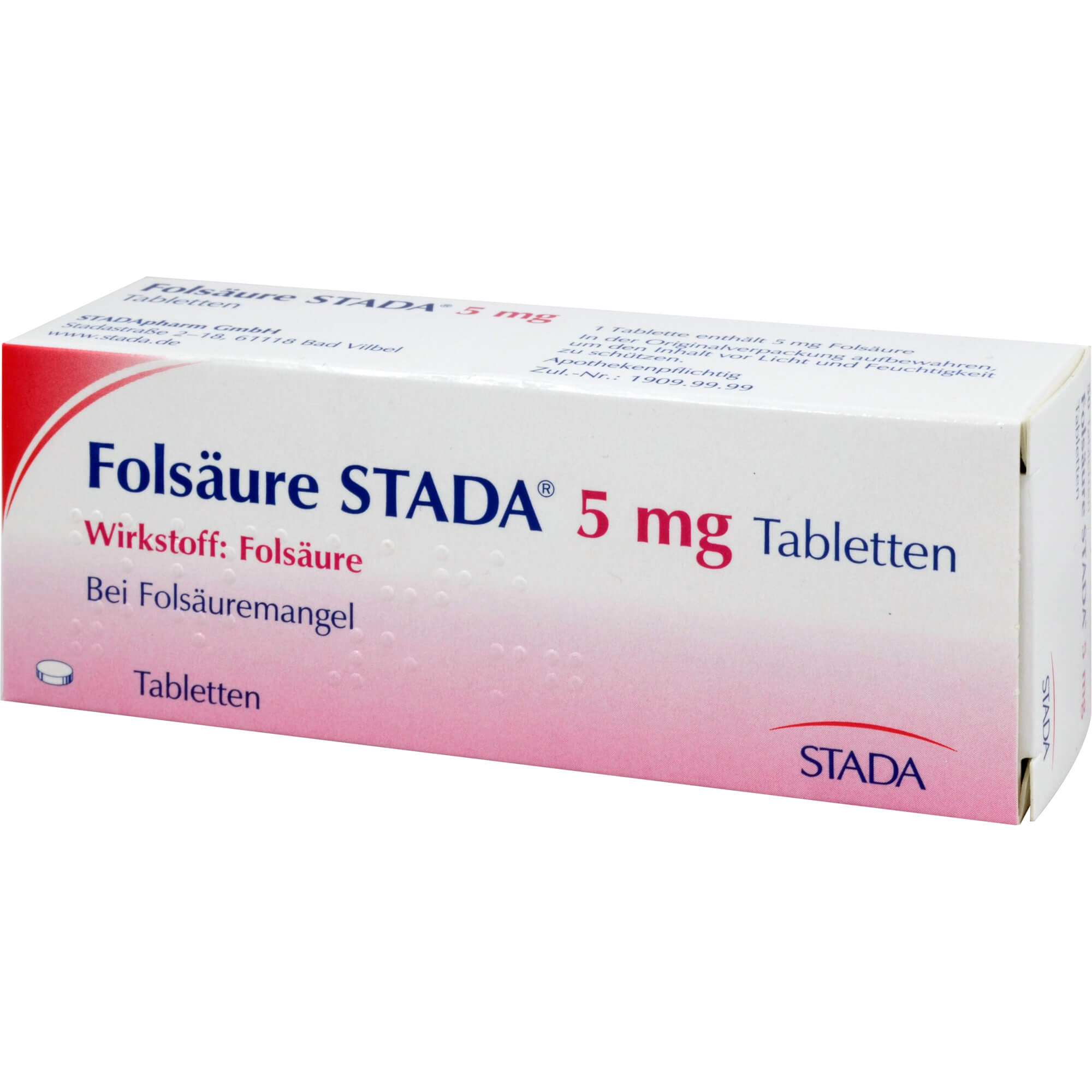 FOLSAEURE STADA 5 mg Tabl.