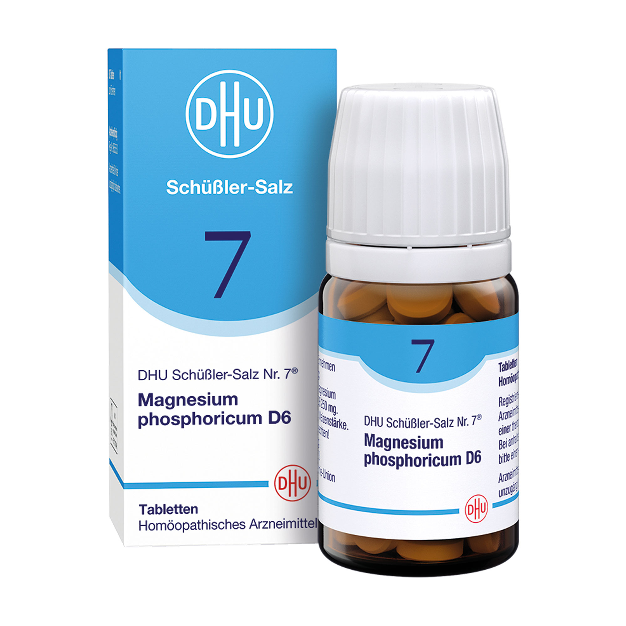 Homöopathisches Arzneimittel mit Magnesium phosphoricum Trit. D6.