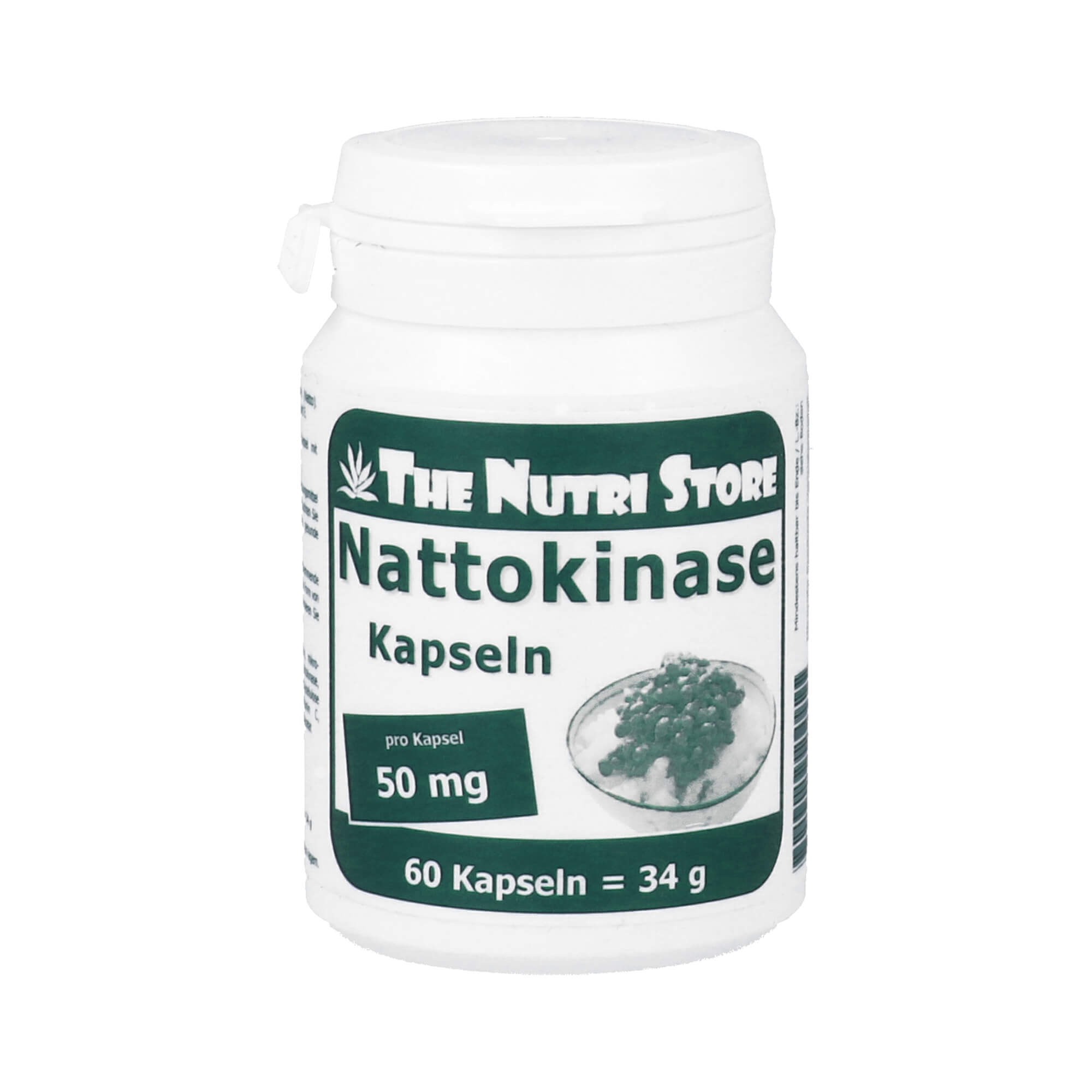 Nahrungsergänzungsmittel mit Nattokinase.