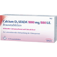 CALCIUM D3 Stada 1000 mg/880 I.E. Brausetabl.