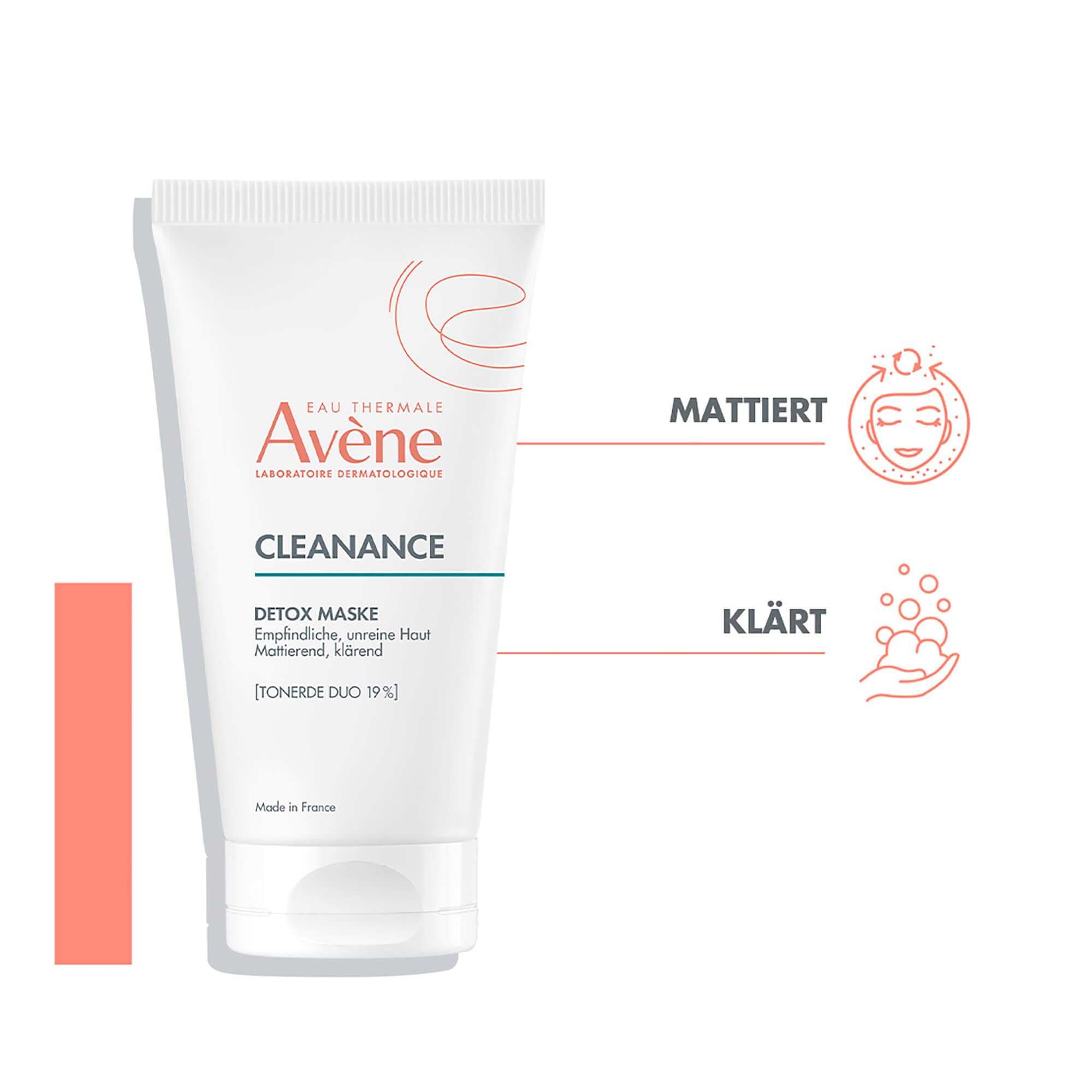 Avene Cleanance Detox-Maske Merkmale