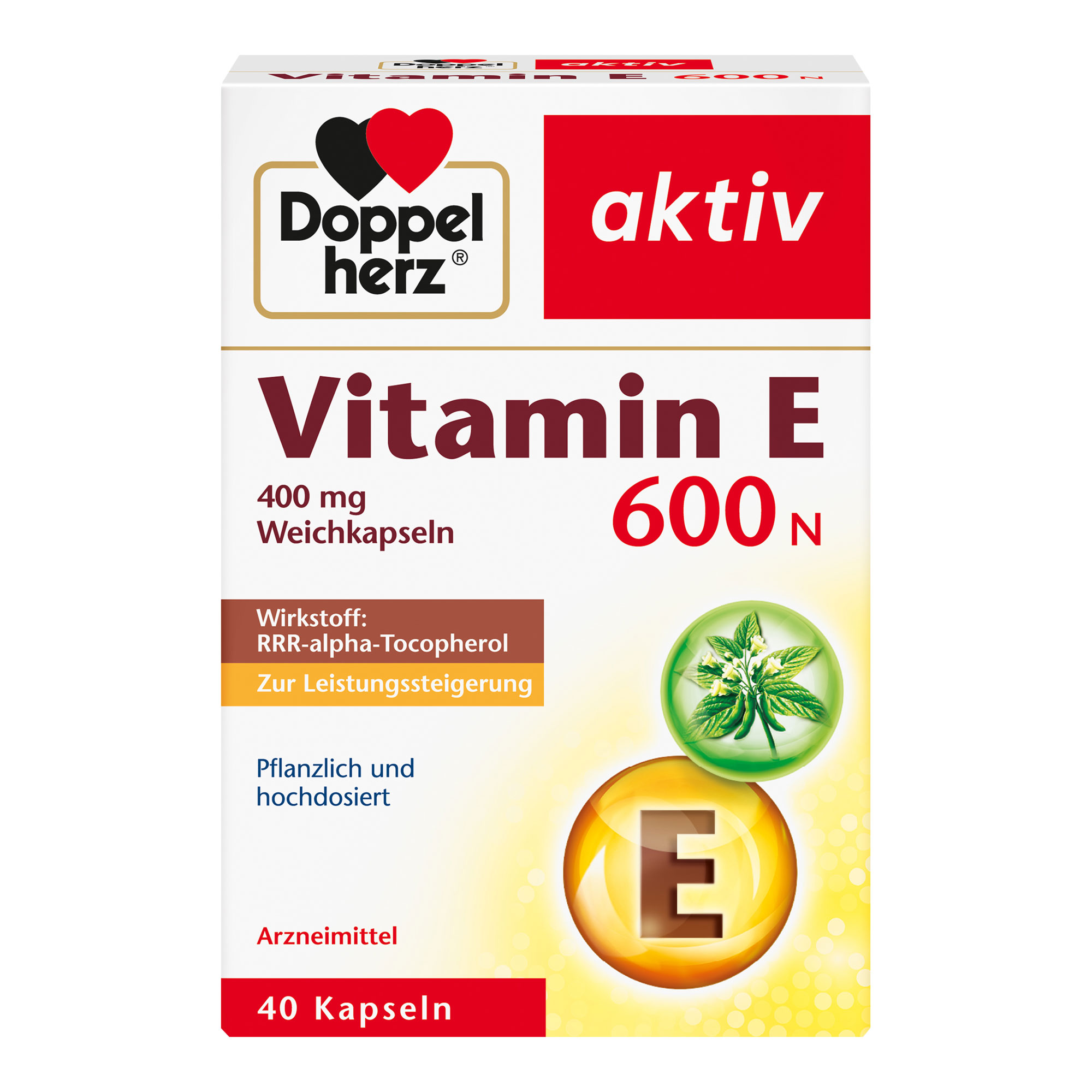 Vitaminpräparat zur Leistungssteigerung. Mit Vitamin E.