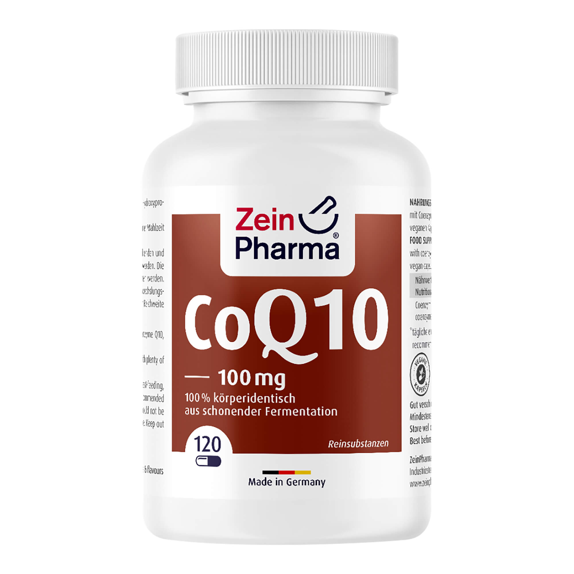 Nahrungsergänzungsmittel mit Coenzym Q10 aus natürlicher Fermentation.