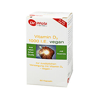 Nahrungsergänzungsmittel zur zusätzlichen Versorgung mit Vitamin D2.