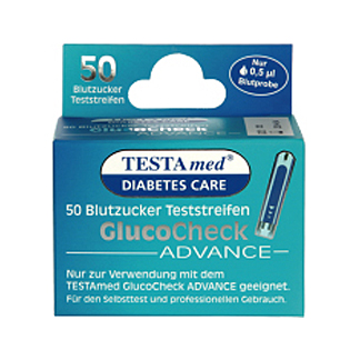 Speziell für das Testamed GlucoCheck Advance Blutzuckermessgerät geeignet.