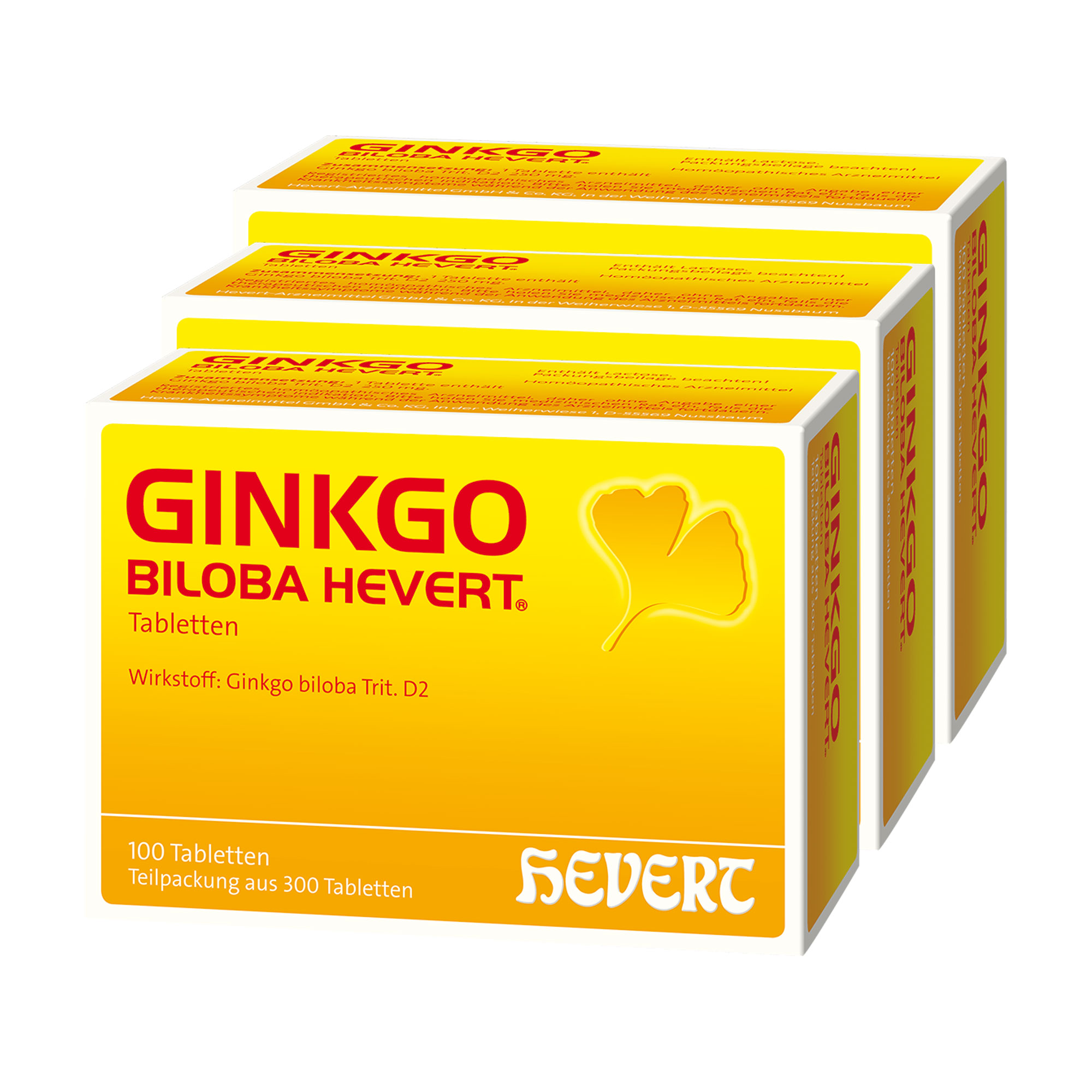 Homöopathisches Arzneimittel mit Ginkgo biloba Trit. D2.