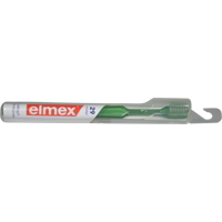 Elmex Multituft 29 Zahnbürste im Hänge-Köcher. Mittel.